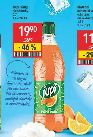 Globus Jupí sirup nabídka