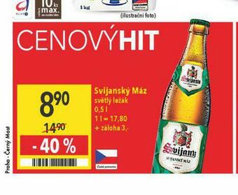 Globus Pivo svijanský máz nabídka
