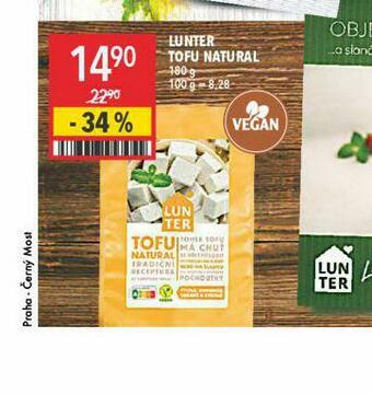 Globus Lunter tofu natural nabídka