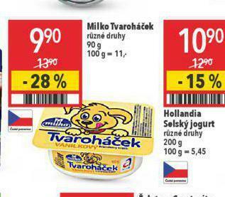 Globus Milko tvaroháček nabídka