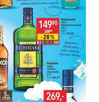 Globus Becherovka nabídka