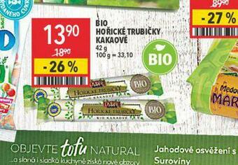 Globus Bio hořické trubičky kakaové nabídka