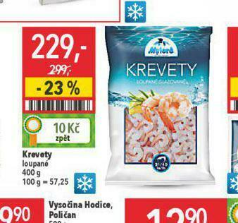 Globus Krevety loupané nabídka