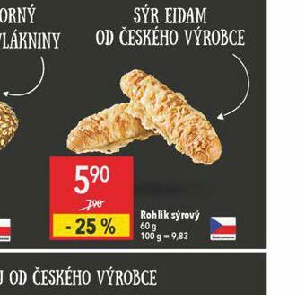 Globus Rohlík sýrový nabídka