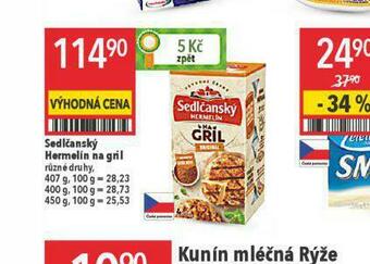 Globus Sedlčanský hermelín na gril nabídka