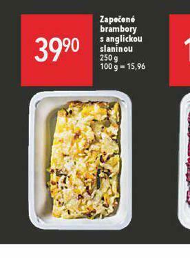 Globus Zapečené brambory s anglickou slaninou nabídka