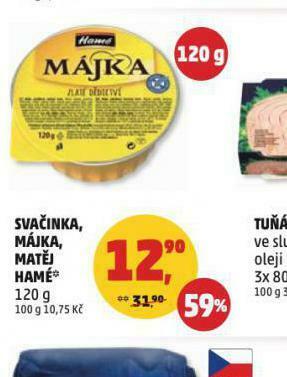 Penny Market Hamé májka, svačinka, matěj nabídka