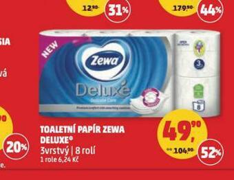 Zewa deluxe toaletní papír