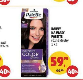 Penny Market Palette barva na vlasy nabídka