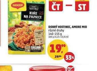 Penny Market Maggi dobrý hostinec, amore mio nabídka