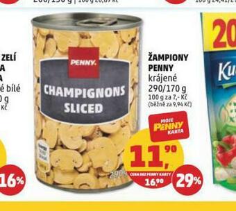 Penny Market Žampiony penny nabídka