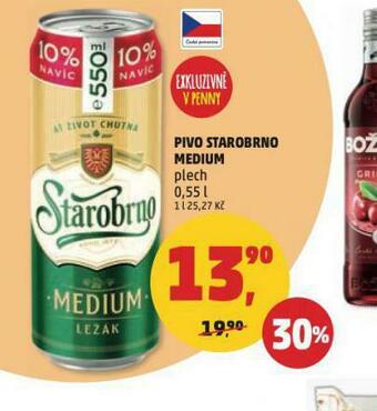 Penny Market Pivo starobrno medium nabídka