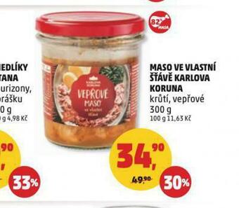 Penny Market Maso ve vlastní šťávě karlova koruna nabídka