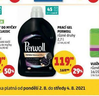 Penny Market Perwoll speciální prací prostředek nabídka