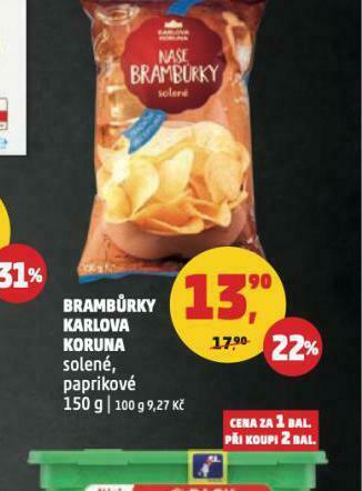 Penny Market Brambůrky karlova koruna nabídka