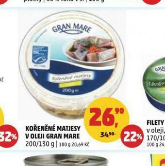 Penny Market Kořeněné matjesy nabídka
