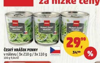 Penny Market Český hrášek penny nabídka