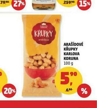 Penny Market Arašídové křupky karlova koruna nabídka