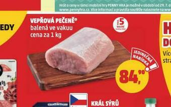 Penny Market Vepřová pečeně nabídka