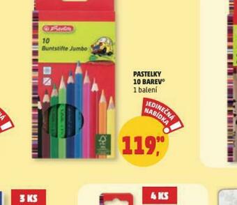 Penny Market Pastelky 10 barev nabídka