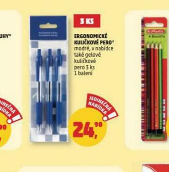Penny Market Ergonomické kuličkové pero nabídka