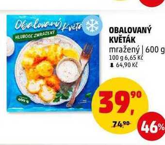 Penny Market Obalovaný květák, 600 g nabídka
