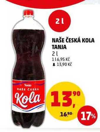 Penny Market Naše česká kola tanja, 2 l nabídka