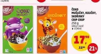 Penny Market Čoko mušličky, kuličky, skořinky crip crop, 250 g nabídka