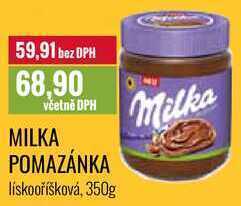 Ratio Milka pomazánka 350g nabídka