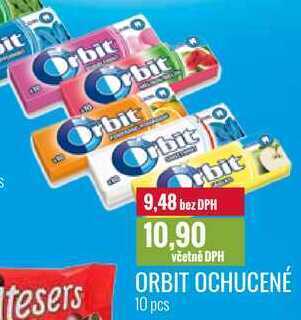 Orbit ochucené 10 pcs