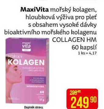 Maxivita mořský kolagen 60 kapslí
