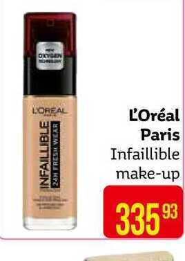 Teta L'oréal paris infaillible make-up nabídka