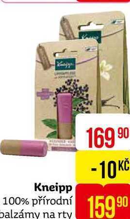 Teta Kneipp 100% přírodní balzámy na rty nabídka