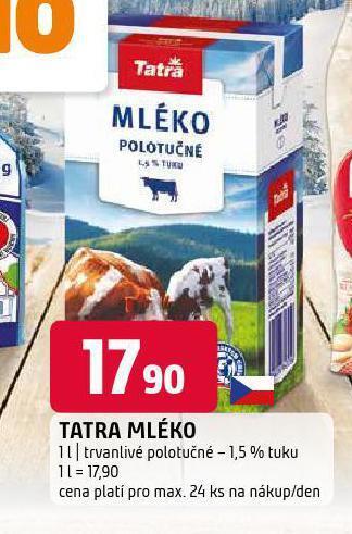 Terno Tatra mléko nabídka