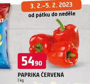 Terno Paprika červená nabídka