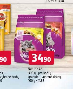 Terno Whiskas granule pro kočky nabídka