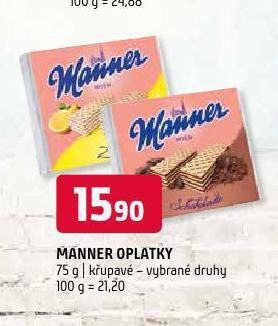 Terno Manner oplatky nabídka