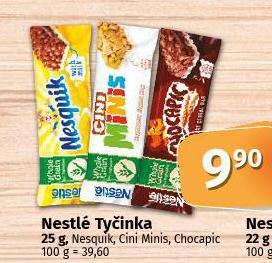 Coop Nestlé tyčinka nabídka