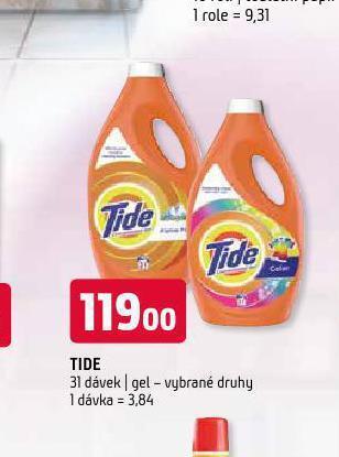Terno Gel na praní tide nabídka