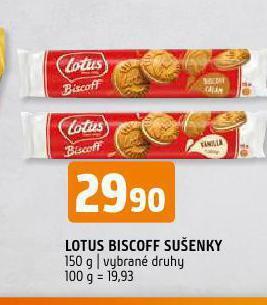 Terno Lotus biscoff sušenky nabídka