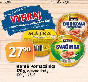 Coop Hamé pomazánka nabídka