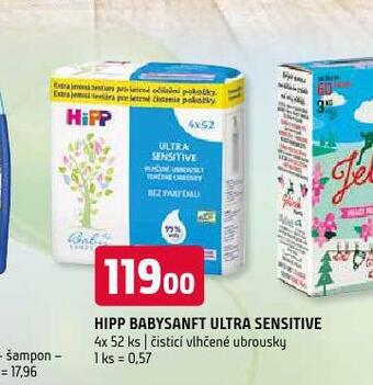 Terno Hipp babysanft vlhčené ubrousky nabídka