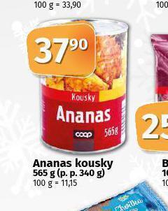 Coop Ananas nabídka