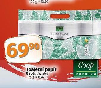 Coop Toaletní papír nabídka