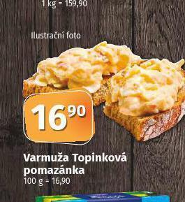Coop Varmuža topinková pomazánka nabídka