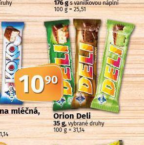 Coop Orion deli nabídka