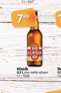 Coop Pivo klasik nabídka