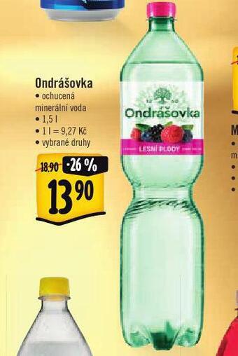 Albert Ondrášovka ochucená nabídka