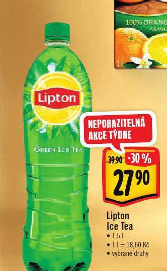 Albert Lipton ice tea nabídka