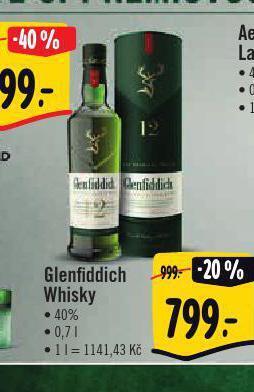 Albert Glenfiddich whisky nabídka